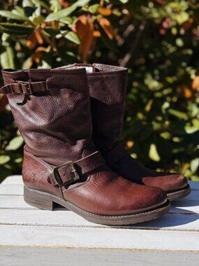 Frye Veronica Short Slouchy Boots - Size 8